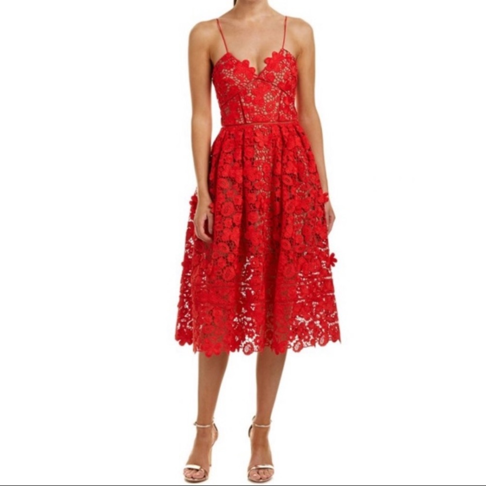 Self Portrait Red Dress